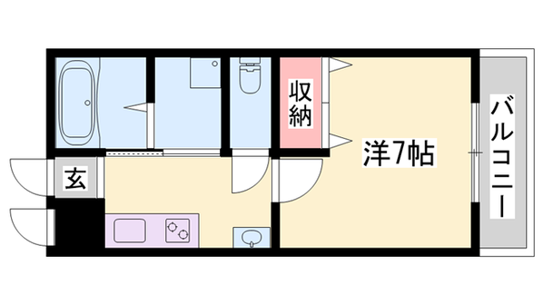 ラフェスタ妻鹿の物件間取画像